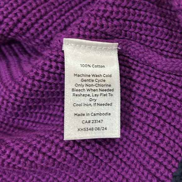 Talbots V-NECK CARDIGAN - TEXTURE
STRIPE - Picture 10 of 16